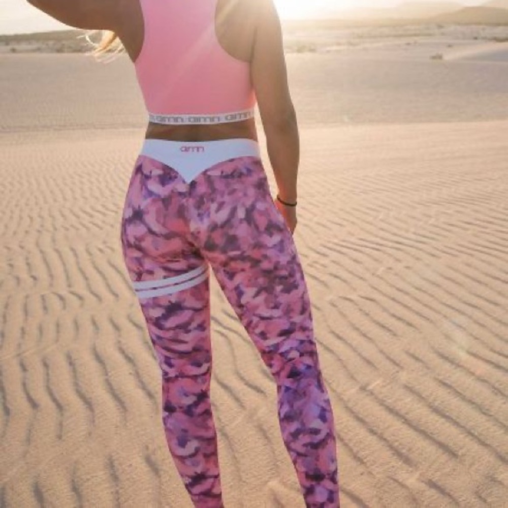 Aim’n pink floral Leggings